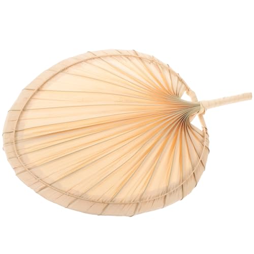 COOLHIYA Handgefertigter Handfächer aus Naturmaterialien Woven Fan für Sommer Leichter und Eleganter Fächer mit Griff für Partys und Stranddekoration COOLHIYA Handgefertigter Handfächer aus Naturmaterialien Woven Fan für Sommer Leichter und Eleganter Fächer mit Griff für Partys und Stranddekoration von COOLHIYA