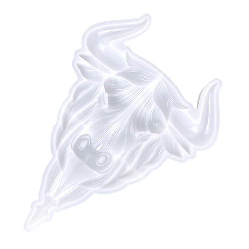 COOLHIYA Ox Head Silikonform für Diy Wanddekoration Halbrundes Epoxidharz Gießform für Kreative Bastelarbeiten Langlebig und Flexibel für Kunstliebhaber von COOLHIYA