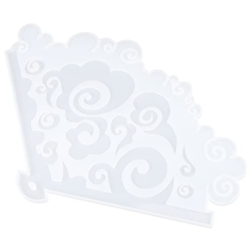 COOLHIYA Silikonform Fächer Diy Bastelset für Epoxidharz Fan Ornament Transparent Langlebig Leicht Entformbar Kreativ für Handgemachte Dekorationen von COOLHIYA