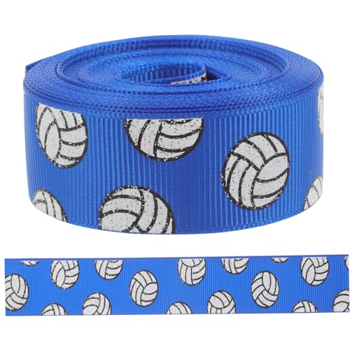 COOLHIYA Volleyball Geschenkband Schleifenband für Geschenkverpackung Diy Basteln Partydekoration Sportliches Dekoband Royalblau Rolle COOLHIYA Volleyball Geschenkband Schleifenband für Geschenkverpackung Diy Basteln Partydekoration Sportliches Dekoband Royalblau Rolle von COOLHIYA