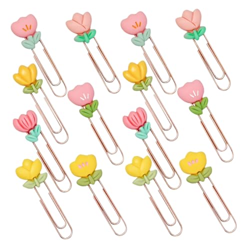 14 Stück Teiliges Blumenförmige Büroklammern aus Metall Süße Dekorative Lesezeichen für Planner und Notizen für Studenten und Bastelprojekte Robuste und Kreative Clips für 14 Stück Teiliges Blumenförmige Büroklammern aus Metall Süße Dekorative Lesezeichen für Planner und Notizen für Studenten und Bastelprojekte Robuste und Kreative Clips für von COOPHYA
