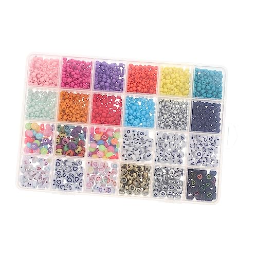 COOPHYA 1 Box Multifunktions Armbandperlen, Zarte Glasperlen, Bastelzubehör, Armbandperlen Für Den Täglichen Gebrauch, DIY Armbandperlen, Zarte Armbandperlen, Glasperlen Für Den Täglichen COOPHYA 1 Box Multifunktions Armbandperlen, Zarte Glasperlen, Bastelzubehör, Armbandperlen Für Den Täglichen Gebrauch, DIY Armbandperlen, Zarte Armbandperlen, Glasperlen Für Den Täglichen von COOPHYA