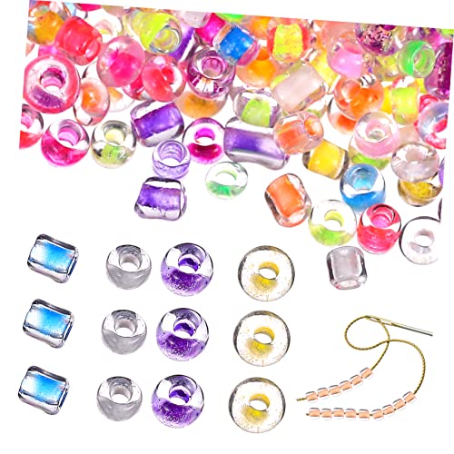 COOPHYA 1 Packung Fluoreszierende Mischperlen für DIY Armbänder und Bastelprojekte für Kreative Aktivitäten UV und Farbenfroh von COOPHYA