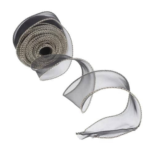 COOPHYA 1 Rolle Goldrand Organza Geschenkband Yards für Hochzeitsdekoration Basteln Valentinstag und Festliche Anlässe Elegant und Vielseitig Einsetzbar COOPHYA 1 Rolle Goldrand Organza Geschenkband Yards für Hochzeitsdekoration Basteln Valentinstag und Festliche Anlässe Elegant und Vielseitig Einsetzbar von COOPHYA