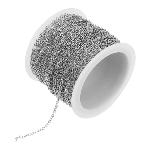 COOPHYA 1 Rolle Kupfer Kreuzketten Verlängerungskette Zur Schmuckherstellung, Schmuckherstellungsketten, Kettenspulenkette Für Armbandketten Zur Schmuckherstellung, Kettenverlängerung Zur COOPHYA 1 Rolle Kupfer Kreuzketten Verlängerungskette Zur Schmuckherstellung, Schmuckherstellungsketten, Kettenspulenkette Für Armbandketten Zur Schmuckherstellung, Kettenverlängerung Zur von COOPHYA