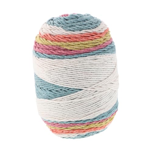 COOPHYA 1 Rolle Regenbogenfarbiges Strickgarn für Anfänger Weiches Vielseitiges Garn für Schals Kissen Decken und Taschen für Diy Handarbeiten Langlebig und Einfach zu Handhaben COOPHYA 1 Rolle Regenbogenfarbiges Strickgarn für Anfänger Weiches Vielseitiges Garn für Schals Kissen Decken und Taschen für Diy Handarbeiten Langlebig und Einfach zu Handhaben von COOPHYA