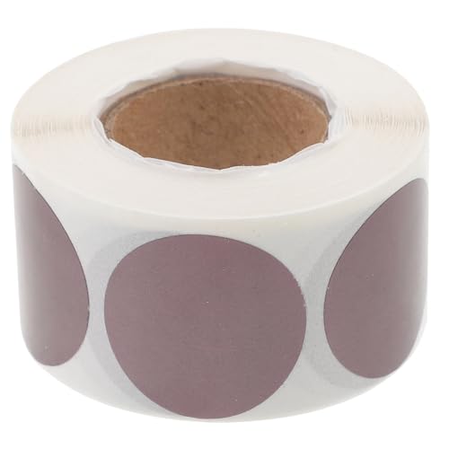 COOPHYA 1 Rolle Runde Scratch Off Aufkleber Selbstklebende Gewinnkarten für Diy Partygeschenke Motivierende Belohnungen für Schüler Hochwertige Verarbeitung Roségoldene Farbe von COOPHYA
