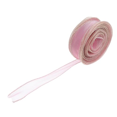 COOPHYA 1 Rolle Wellenkante Chiffonband mit Goldener Umrandung Yards Rosa Gold für Diy Projekte Hochzeitsdekoration Blumensträuße Geschenkverpackungen und Festlichkeiten COOPHYA 1 Rolle Wellenkante Chiffonband mit Goldener Umrandung Yards Rosa Gold für Diy Projekte Hochzeitsdekoration Blumensträuße Geschenkverpackungen und Festlichkeiten von COOPHYA
