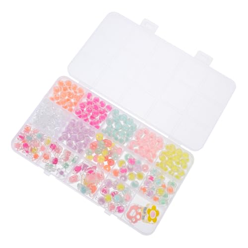 COOPHYA 1 Satz Acrylperlen Set für DIY Schmuckherstellung Bastelperlen für Armbänder und Kreative Projekte Kinderfreundlich und Vielseitig Einsetzbar von COOPHYA