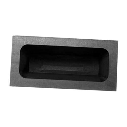 COOPHYA 1 Stück Graphit Gießform für Gold und Silber Graphit Barrenform Hochtemperaturbeständig Korrosionsbeständig für Verarbeitung von Nichteisenmetallen und Laboranwendungen von COOPHYA