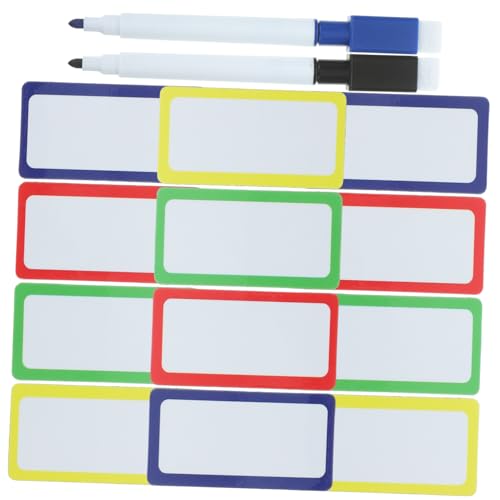 COOPHYA 1 Whiteboard Aufkleber, Namensschild Etiketten Für Whiteboards, Klassenzimmer Etiketten, Trocken Abwischbare Aufkleber, Whiteboard Aufkleber, Whiteboard Magnetetiketten, Passende von COOPHYA