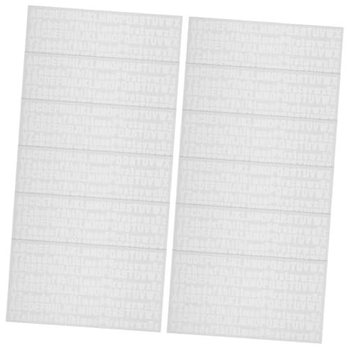 COOPHYA 10 Blatt Selbstklebende Buchstaben Aufkleber Vinyl Sticker für DIY Dekoration Geeignet für Pinnwände Scrapbooking und Bürobedarf COOPHYA 10 Blatt Selbstklebende Buchstaben Aufkleber Vinyl Sticker für DIY Dekoration Geeignet für Pinnwände Scrapbooking und Bürobedarf von COOPHYA