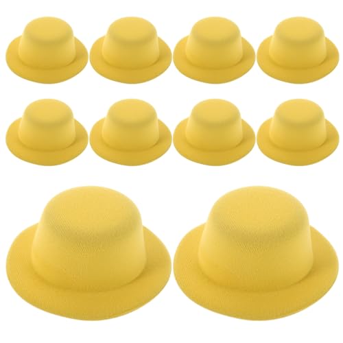COOPHYA 10 Mini-Puppenhüte: Miniaturhüte für DIY-Bastelprojekte – kleine Kopfbedeckungen für Puppen und Haustiere – farbige Bowler-Kappen für Feiertagsbasteleien, Partydekorationen und COOPHYA 10 Mini-Puppenhüte: Miniaturhüte für DIY-Bastelprojekte – kleine Kopfbedeckungen für Puppen und Haustiere – farbige Bowler-Kappen für Feiertagsbasteleien, Partydekorationen und von COOPHYA