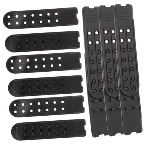 COOPHYA 10 Paar Kapuzenschnallen, Verstellbare Hutbandverlängerung, Hutverlängerung, Hut Kunststoffdruckknöpfe, Hutgrößenmesser, Snapback Verlängerung Für Hüte, Kappenband, von COOPHYA