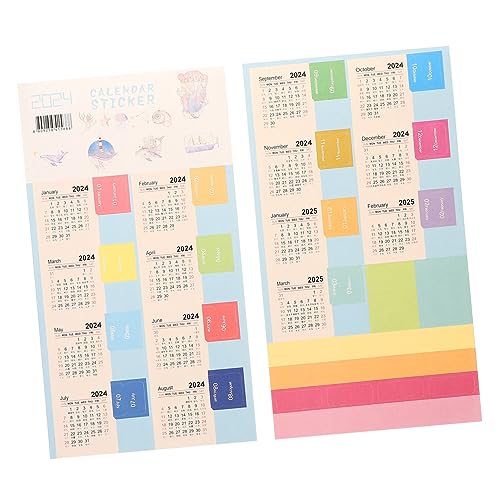 COOPHYA 10 Sätze 2024 Aufkleber Registerkarten Kalender Notizblock Seitenmarkierungen monatliche Planer Zubehör Planer-Tabs Klebestreifen Notizbuch Etikett Bücher tragbar Büro schmücken COOPHYA 10 Sätze 2024 Aufkleber Registerkarten Kalender Notizblock Seitenmarkierungen monatliche Planer Zubehör Planer-Tabs Klebestreifen Notizbuch Etikett Bücher tragbar Büro schmücken von COOPHYA