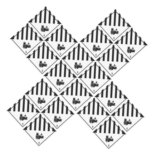 COOPHYA 100 Stück Gefahrstoffetiketten Selbstklebende Warnaufkleber für Lithium Ionen Batterien und Identifikation Vielseitig Einsetzbar Einfach Anzubringen von COOPHYA