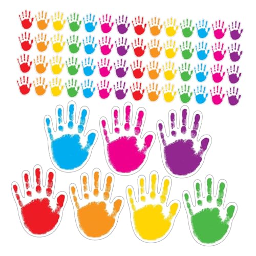 COOPHYA 100 Stück Handförmige Papierkarten zum Beschreiben Klassenzimmer Tafel Dekoration DIY Bastelbedarf Bunte Handabdruck Ausschnitte für Bulletin Board und Schulanfang Randgestaltung COOPHYA 100 Stück Handförmige Papierkarten zum Beschreiben Klassenzimmer Tafel Dekoration DIY Bastelbedarf Bunte Handabdruck Ausschnitte für Bulletin Board und Schulanfang Randgestaltung von COOPHYA