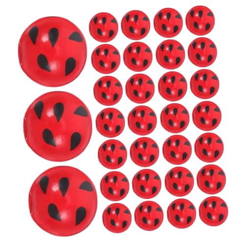 COOPHYA 100 Stück Kawaii Holzperlen Runde Holzperlen mit Großem für Diy Schmuck Armbänder und Schlüsselanhänger für Bastelprojekte COOPHYA 100 Stück Kawaii Holzperlen Runde Holzperlen mit Großem für Diy Schmuck Armbänder und Schlüsselanhänger für Bastelprojekte von COOPHYA