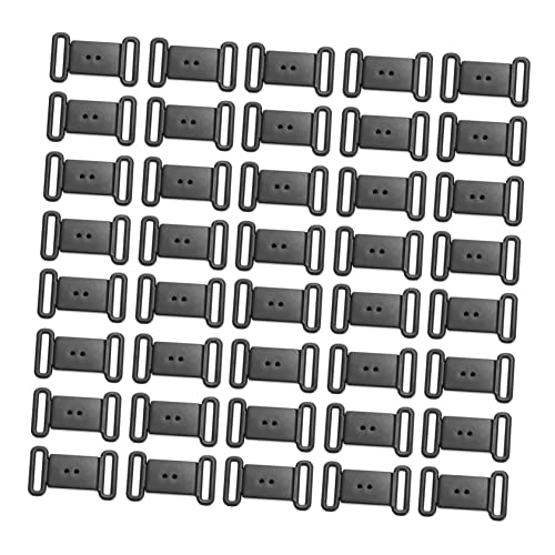 COOPHYA 100Stücke Quick Release Breakaway Schnallen Leichte Anschlussklammern für Lanyards Schlüsselanhänger und Kunsthandwerk Innendurchmesser von COOPHYA