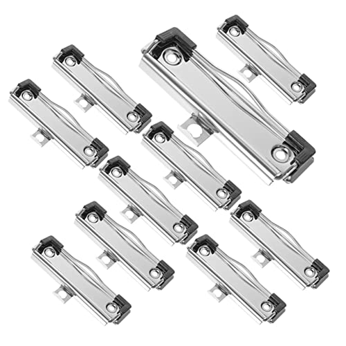 COOPHYA 10Stücke Metall Clipboard Clips Praktische Klemmbrett Klemmen für Büro und Schule für Dokumentenaufbewahrung und Kreative Projekte COOPHYA 10Stücke Metall Clipboard Clips Praktische Klemmbrett Klemmen für Büro und Schule für Dokumentenaufbewahrung und Kreative Projekte von COOPHYA