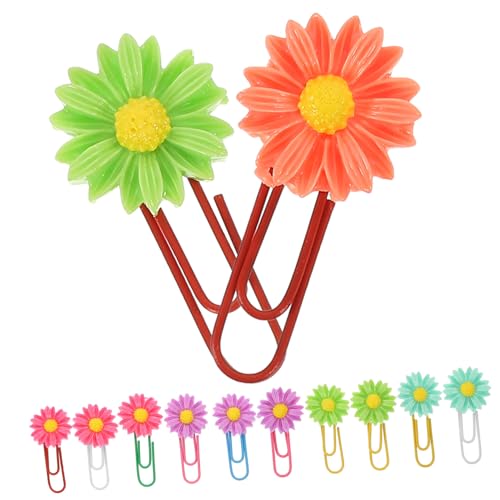 COOPHYA 12stücke Blumen Büroklammern Dekorative Papierclips Für Notizbücher Und Lesezeichen Blumenform Für Scrapbooking Und Gemischte Farben COOPHYA 12stücke Blumen Büroklammern Dekorative Papierclips Für Notizbücher Und Lesezeichen Blumenform Für Scrapbooking Und Gemischte Farben von COOPHYA