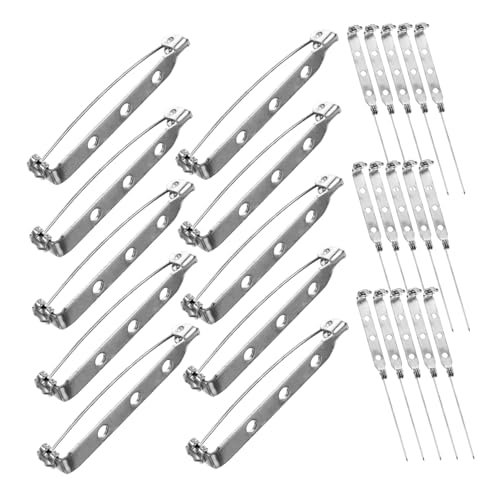 COOPHYA 120Stücke Sicherheitsnadeln für DIY Bastelprojekte Broschenzubehör Nadelrücken Stabile Abstecknadeln für Anstecker und Schmuckgestaltungen COOPHYA 120Stücke Sicherheitsnadeln für DIY Bastelprojekte Broschenzubehör Nadelrücken Stabile Abstecknadeln für Anstecker und Schmuckgestaltungen von COOPHYA