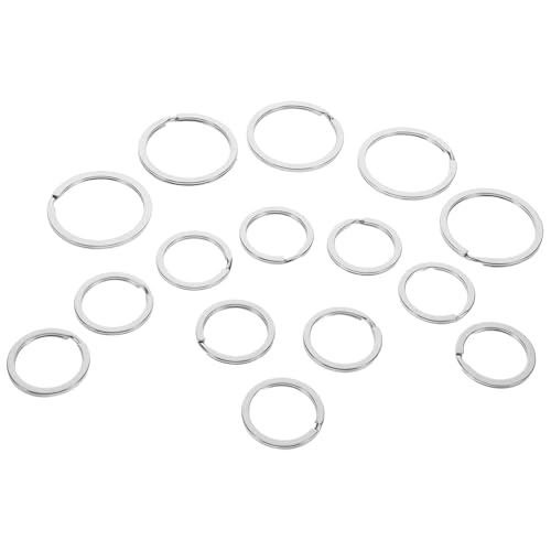 COOPHYA 15 Stück Teiliges Metall Schlüsselring Kit mit Drehbarem Split Ring für Diy Schmuck Schlüsselanhänger und Bastelzubehör für Autoschlüssel Haustürschlüssel und Mehr COOPHYA 15 Stück Teiliges Metall Schlüsselring Kit mit Drehbarem Split Ring für Diy Schmuck Schlüsselanhänger und Bastelzubehör für Autoschlüssel Haustürschlüssel und Mehr von COOPHYA