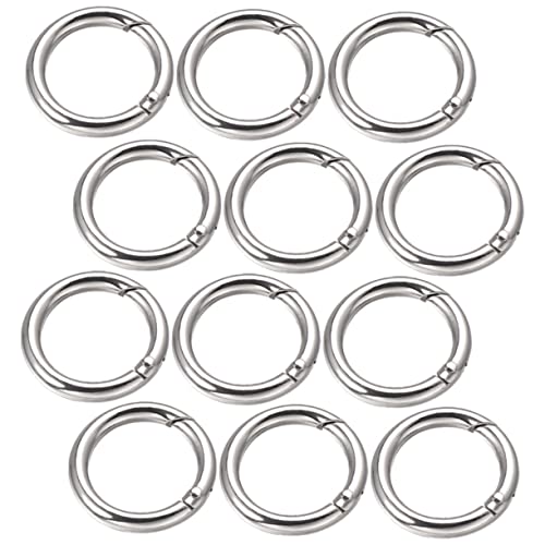 COOPHYA 15 Stück Teiliges Runde Schnappverschlüsse Zinklegierung Feder Schlüsselanhänger Karabinerhaken für Handtaschen Rucksäcke und DIY Projekte COOPHYA 15 Stück Teiliges Runde Schnappverschlüsse Zinklegierung Feder Schlüsselanhänger Karabinerhaken für Handtaschen Rucksäcke und DIY Projekte von COOPHYA