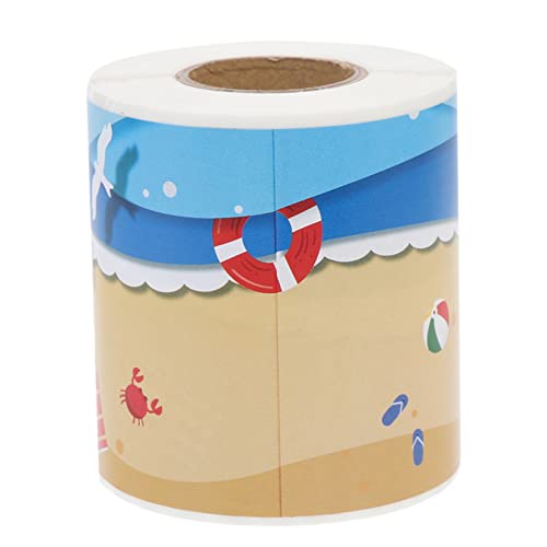 COOPHYA 1Rolle Sommer Aufkleber für Klassenzimmer Dekoration DIY Bulletin Board Grenzen Einfache Anwendung ohne Kleber für Partys und Spielräume von COOPHYA