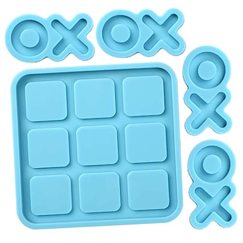 COOPHYA 1satz Schachspiel Silikonform Teiliges Silikonmould Für Epoxidharz Tischspiel Inklusive Schachbrett Und Figuren Für Kreative Bastelprojekte von COOPHYA