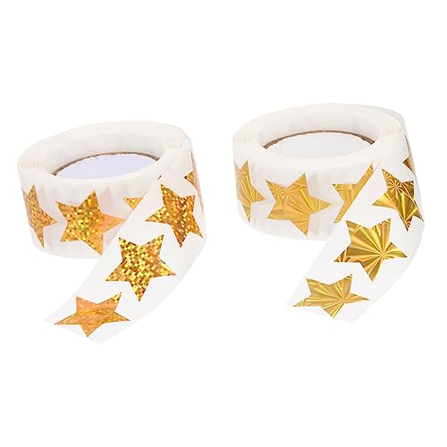 COOPHYA 2 Rollen Sternaufkleber Selbstklebende Aufkleber Glänzende Sternaufkleber Fünfzackige Sternaufkleber Sternaufkleber Kindergarten Belohnungsaufkleber Verpackungsaufkleber DIY COOPHYA 2 Rollen Sternaufkleber Selbstklebende Aufkleber Glänzende Sternaufkleber Fünfzackige Sternaufkleber Sternaufkleber Kindergarten Belohnungsaufkleber Verpackungsaufkleber DIY von COOPHYA