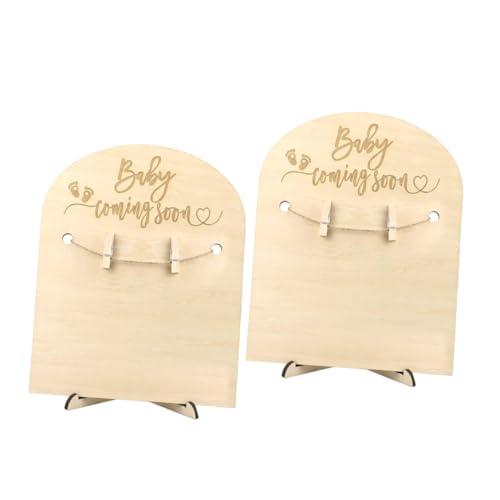 COOPHYA 2 Sätze Holz Geburtsankündigungsschild Teilig mit Clips für Shower Neugeborenen Fotos Kinderzimmer Dekoration Langlebige Holzplaketten zur Erinnerung an Besonderen Tag COOPHYA 2 Sätze Holz Geburtsankündigungsschild Teilig mit Clips für Shower Neugeborenen Fotos Kinderzimmer Dekoration Langlebige Holzplaketten zur Erinnerung an Besonderen Tag von COOPHYA