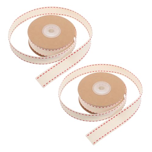 COOPHYA 2 Stück Baumwollstreifenband Dekoratives Geschenkband für Diy Bastelarbeiten Blumensträuße Geschenkverpackungen Yards pro Rolle Angenehm der Handhabung und Vielseitig Einsetzbar COOPHYA 2 Stück Baumwollstreifenband Dekoratives Geschenkband für Diy Bastelarbeiten Blumensträuße Geschenkverpackungen Yards pro Rolle Angenehm der Handhabung und Vielseitig Einsetzbar von COOPHYA