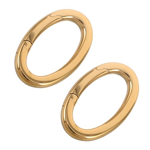 COOPHYA 2 Stück Karabiner für Diy Schmuck und Taschen Glänzend und Kratzfest Drahtstärke COOPHYA 2 Stück Karabiner für Diy Schmuck und Taschen Glänzend und Kratzfest Drahtstärke von COOPHYA