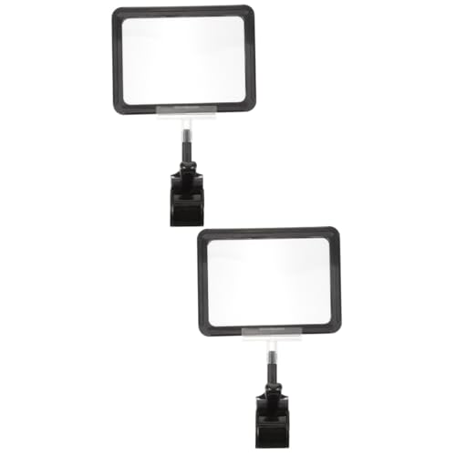 COOPHYA 2 Stück Preisbox Clip, Kunststoff Warenschild Display Clip, Gebäckschild Clip, Schilder Display Halter, Display Schild Halter, Schilder Clips, Halter, Kunststoff Warenschild Clip von COOPHYA