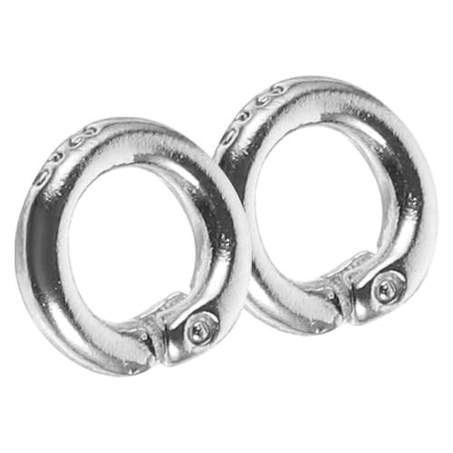 COOPHYA 2 Stück Silber Jump Ringe für Diy Schmuckherstellung Halboffene Verbindungselemente Ohrringe Armbänder und Schlüsselanhänger COOPHYA 2 Stück Silber Jump Ringe für Diy Schmuckherstellung Halboffene Verbindungselemente Ohrringe Armbänder und Schlüsselanhänger von COOPHYA