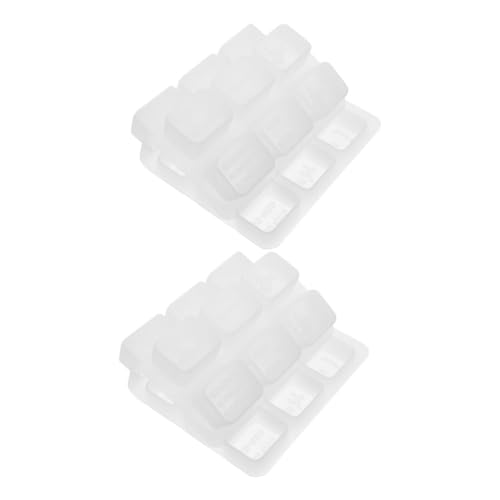 COOPHYA 2 Stück Teiliges Silikon Mahjong Mould DIY Mahjong Formen für Epoxidharz Einfaches Entformen Temperaturbeständig für Heimprojekte von COOPHYA