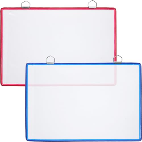 COOPHYA 2 Stück Transparenter Akten Organizer, Ordner Organizer Zum Aufhängen An Der Wand, Wand Akten Organizer, Wandordner, Zum Aufhängen An Der Wand, Aktenordner, Wandpapierhalter, Wand von COOPHYA