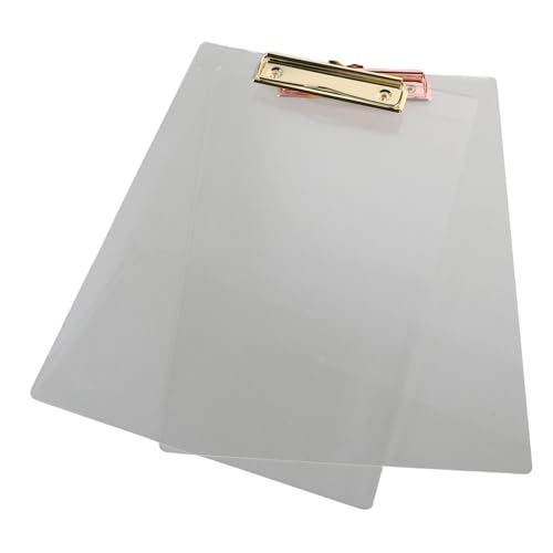 COOPHYA 2 Stück Vielseitige Dokumentenhalterung mit Stabilem Clip Robuste Kunststoffplatte für Büro und Schule für Effiziente Organisation COOPHYA 2 Stück Vielseitige Dokumentenhalterung mit Stabilem Clip Robuste Kunststoffplatte für Büro und Schule für Effiziente Organisation von COOPHYA