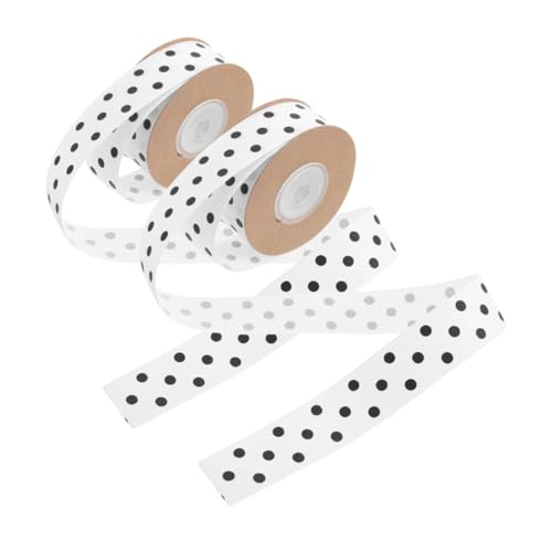 COOPHYA 2-teiliges Bastelband-set Für Die Feiertage: 2,5 Cm Breite Drahtkante Und Punktdesigns Für Valentinstags-/osterprojekte – Polyester Zum Verpacken Von Geschenken Und COOPHYA 2-teiliges Bastelband-set Für Die Feiertage: 2,5 Cm Breite Drahtkante Und Punktdesigns Für Valentinstags-/osterprojekte – Polyester Zum Verpacken Von Geschenken Und von COOPHYA