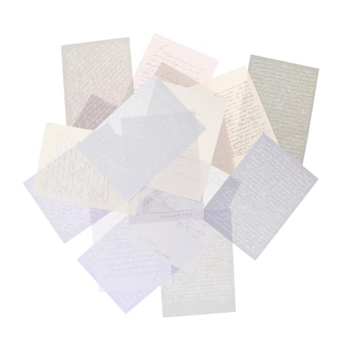 COOPHYA 20 Blatt Vintage Scrapbooking Diy Hand Account Sheets für Journaling Kreative Projekte und Dekorative Collagen Einfache Anwendung für Anfänger Notizen von COOPHYA