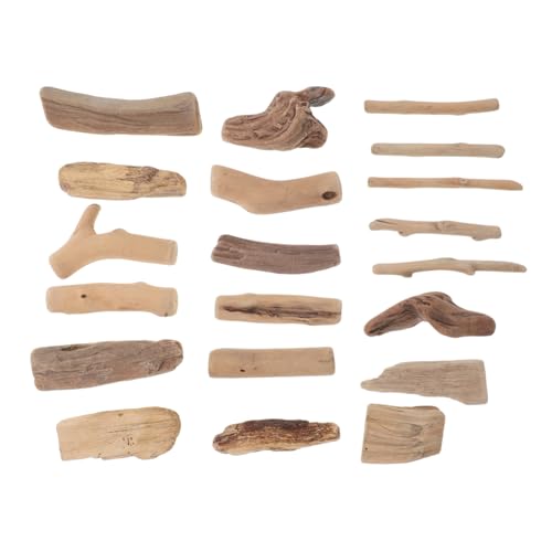 COOPHYA 20 Stück Dekorative Treibholzstücke für Basteln und Natürliche Hochzeitsdekoration Handgefertigte Holzblöcke Natürlichem mit Einzigartigen Formen und Glatter Oberfläche COOPHYA 20 Stück Dekorative Treibholzstücke für Basteln und Natürliche Hochzeitsdekoration Handgefertigte Holzblöcke Natürlichem mit Einzigartigen Formen und Glatter Oberfläche von COOPHYA
