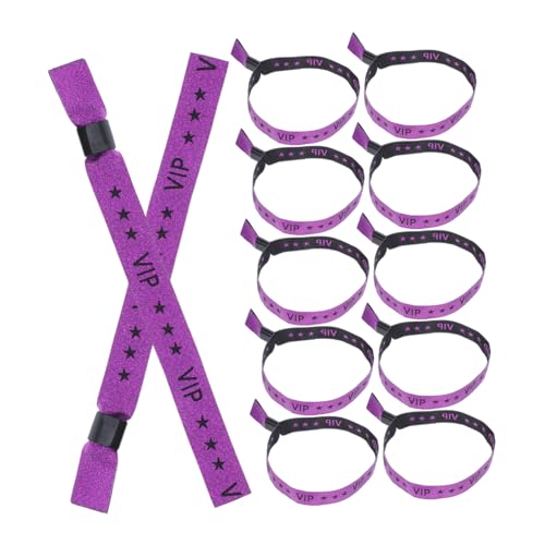 COOPHYA 20 Stück Party Ring Farbige Armbänder Für Events Konzert Armbänder Vip Armbänder Armbänder Für Event Party Armbänder Event Armbänder Vip Eintritts Armbänder Stoff von COOPHYA