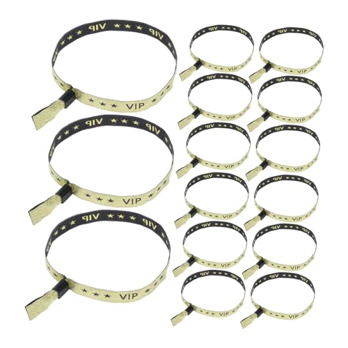 COOPHYA 20 Stück Party Ring Farbige Armbänder Für Events Messe Armbänder Get Together Armbänder Party Armbänder Event Armbänder Konzert Armbänder Vip Armbänder Für Events Stoff von COOPHYA