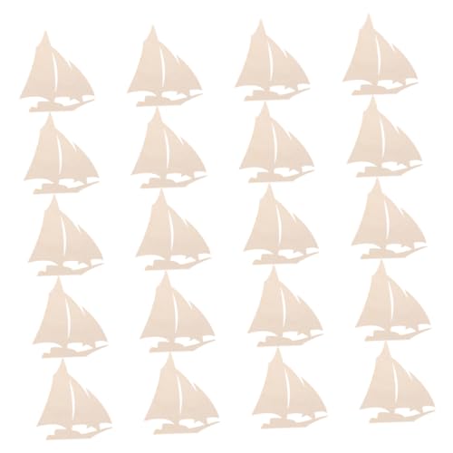COOPHYA 20 Stück Unfertige Holz Segelboot Bastelsets Blanko Holzscheiben für Diy Projekte Dekorationen für Segelboot Themenpartys Holzarbeiten für Bastelprojekte COOPHYA 20 Stück Unfertige Holz Segelboot Bastelsets Blanko Holzscheiben für Diy Projekte Dekorationen für Segelboot Themenpartys Holzarbeiten für Bastelprojekte von COOPHYA