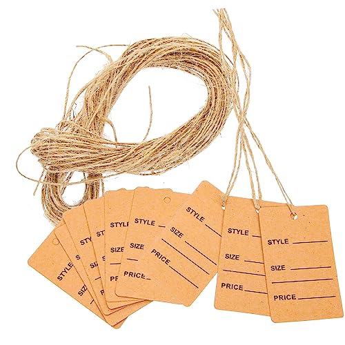 COOPHYA 200 Stück Handgeschriebene Etiketten Zum Beschriften Von Waren, Etiketten Für Kleidung, Kleidungsetiketten Zur Preisgestaltung, Einzelhandelsetiketten, Kleideretiketten, von COOPHYA