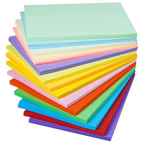 COOPHYA 200Blätter Farbiges Origami Papier für Bastelpapier Leuchtenden Farben für DIY Handwerk Falten und Dekoration Reißfest Knickfest Vielseitig Einsetzbar von COOPHYA