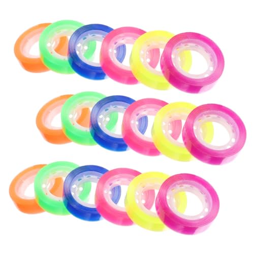 COOPHYA 24 Rollen Transparente Klebeband für Büro DIY und Bastelarbeiten Hochviskose und Langlebige Klebequalität für Leichte Objekte von COOPHYA