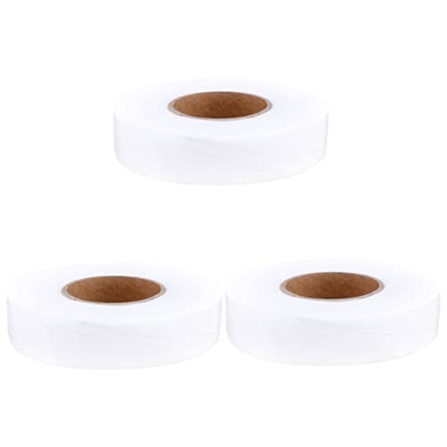 COOPHYA 3 Rollen Doppelseitiges Klebeband Zum Kleben, Doppelseitiges Saumband, Praktischer Stick Einlagestreifen, Doppelseitiges Klebeband, Selbstklebendes Einlagefutter, von COOPHYA