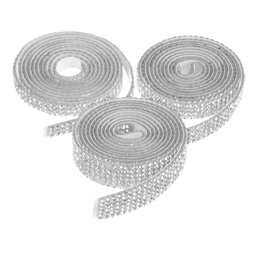 COOPHYA 3 Rollen Selbstklebendes Strassband Glitzerband mit Rhinestones für Diy Dekoration Vielseitig Einsetzbar für Kleidung Schuhe Taschen Einfaches Anbringen Starker Halt für Projekte COOPHYA 3 Rollen Selbstklebendes Strassband Glitzerband mit Rhinestones für Diy Dekoration Vielseitig Einsetzbar für Kleidung Schuhe Taschen Einfaches Anbringen Starker Halt für Projekte von COOPHYA